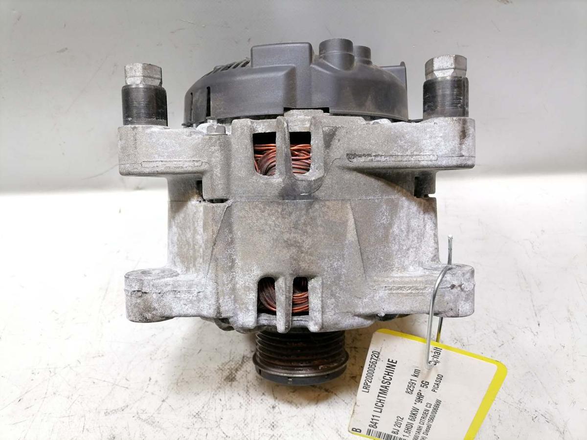 Citr&ouml;en C3 Picasso original Lichtmaschine Generator 1,6HDI 68KW Bj.2012